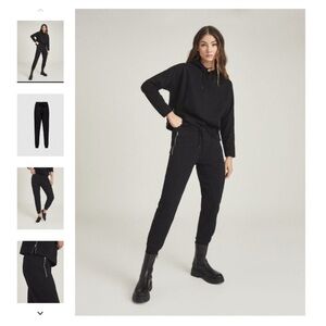 Reiss Salma Zip Detail Jogger Pants